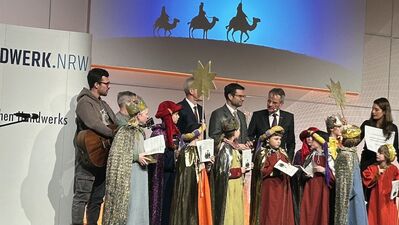 Sternsinger mit Speth, Buschmann und Ehlert