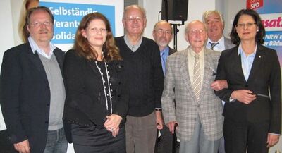 v.l.n.r.: Raoul Pöhler, Kristina Klinkenberg, Rudi Thelen, André Brümmer, F.Leo Wirtz,Franz-J. Altdorf,Christiane Karl, 