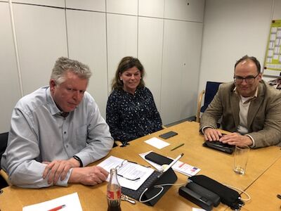 v.li.n.r.: C.Bielefeld,C.Breuer,W.Plewe